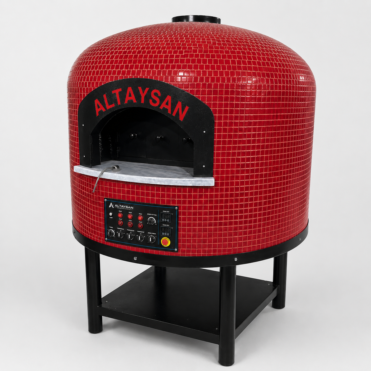 Altaysan Ø130 cm Gazlı Döner Taş Tabanlı Pizza Fırını